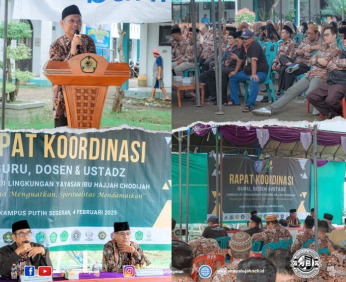 Laporan Kepsek SMK Yabujah Segeran di Rapat Koordinasi (Rakor)