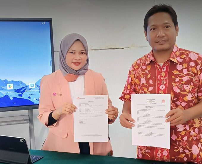 Sosialisasi dan MoU antara SMK Yabujah Segeran dengan LoveCare PT. Hati Anak Bangsa